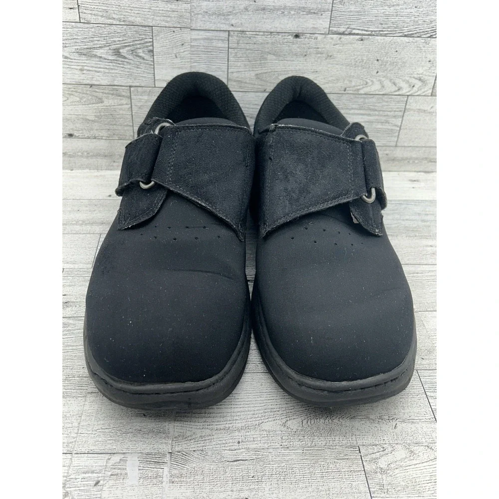 OrthoFeet Shoes Mens Size 11 Black Diabetic Orthopedic Walking‎ Comfort